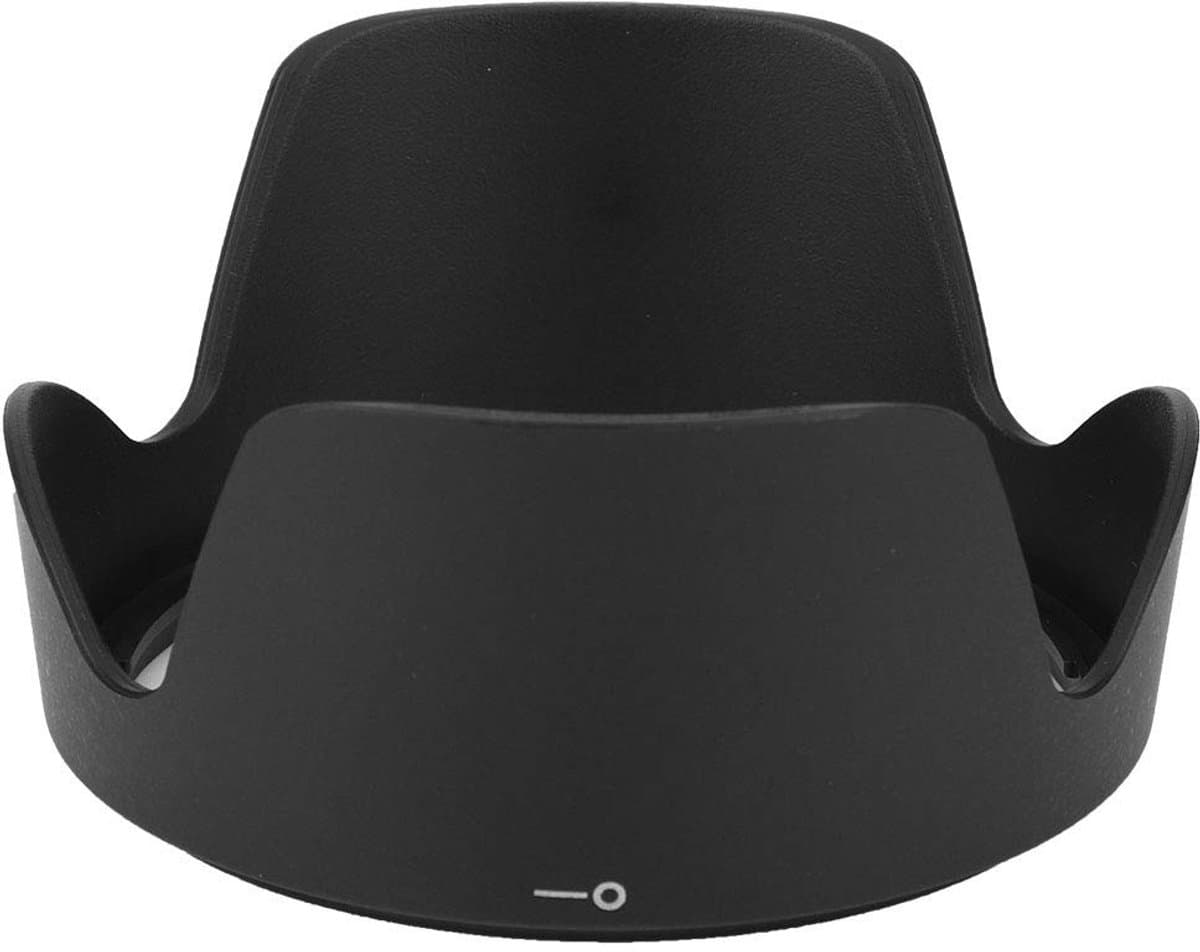 Cosensi - Dailygoods - Dailygoody - Zonnekap voor Camera - Bescherming tegen Verblinding - Kunststof - Zwart - Geschikt voor AF-S DX 18-200mm - Verbeter jouw Fotografie