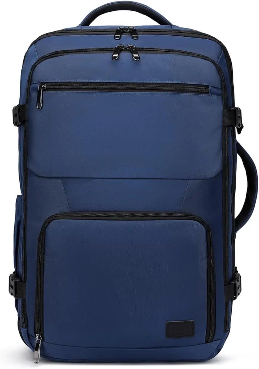 Geargalaxy Reisrugzak - Handbagage - Kleine Reisrugzak - Vliegtassen - Unisex - Waterdichte Rugtas - Dagrugzak - 38L - Blauw