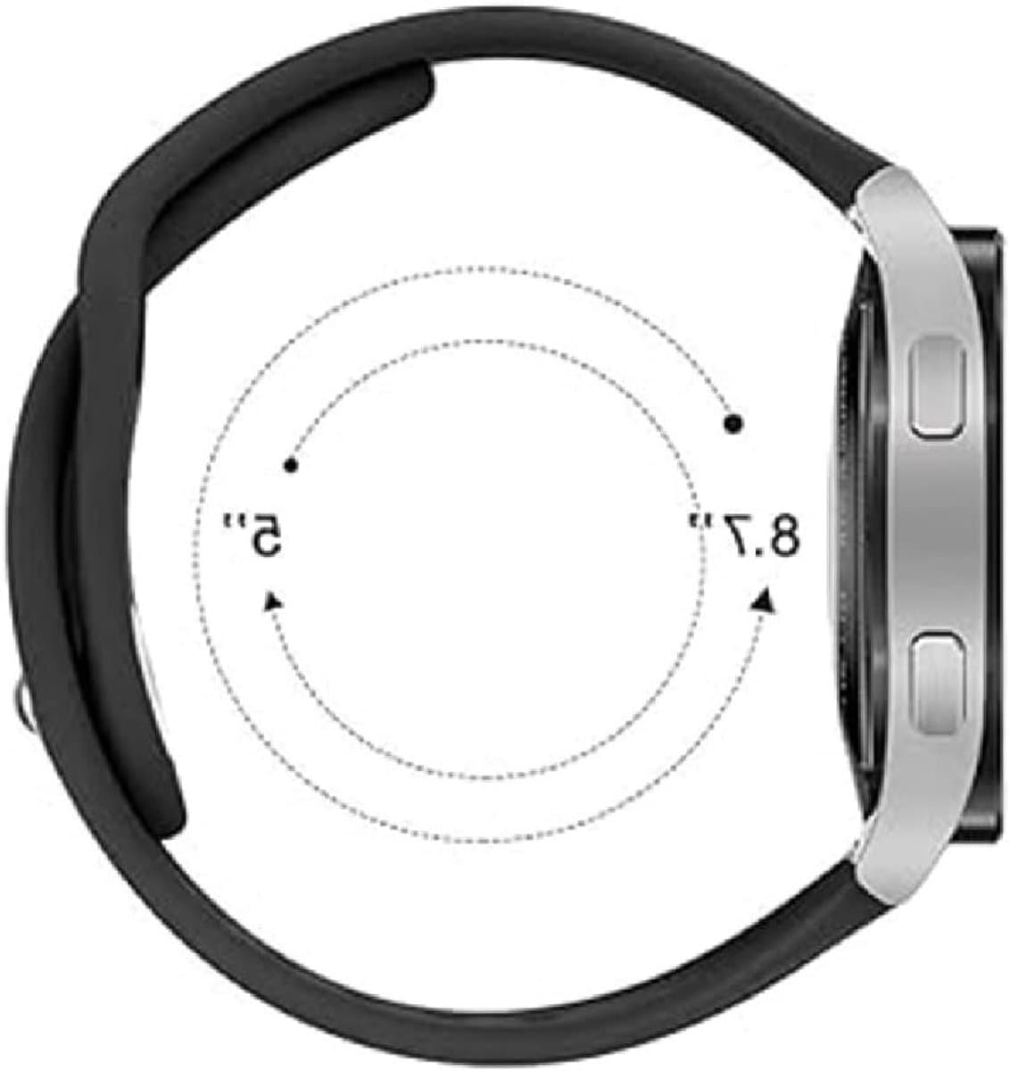 Siliconen Armband voor 46mm Smartwatches, 22mm Bloem Sport Vervangband voor Huawei Watch GT 4, 3, 2 en Honor MagicWatch 2, Lichtgewicht en Slijtvast Design