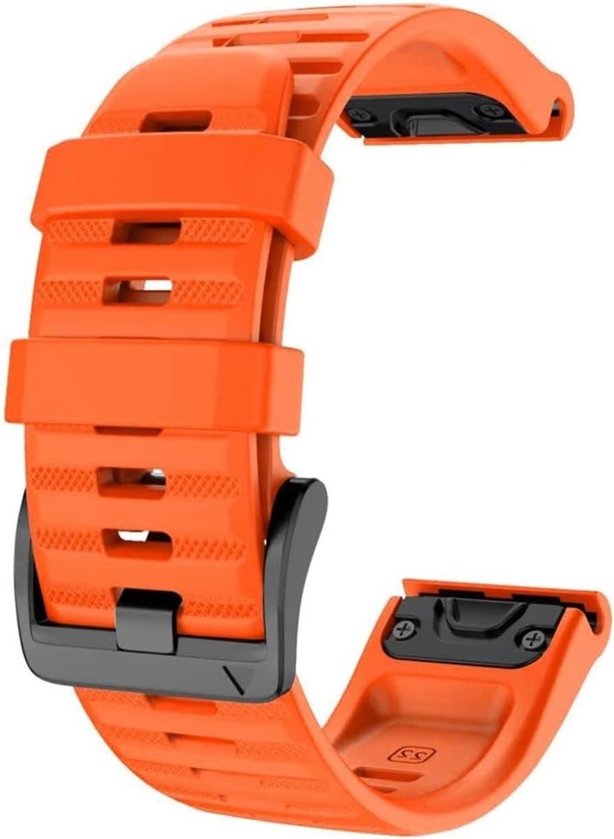 Fenix 6X Pro, 7X Solar, Enduro en epix Pro 51mm Silicone Horlogeband - 26mm Sportieve, Waterdichte en Allergievrije Wristband voor Garmin Fenix 5X en Tactix Delta