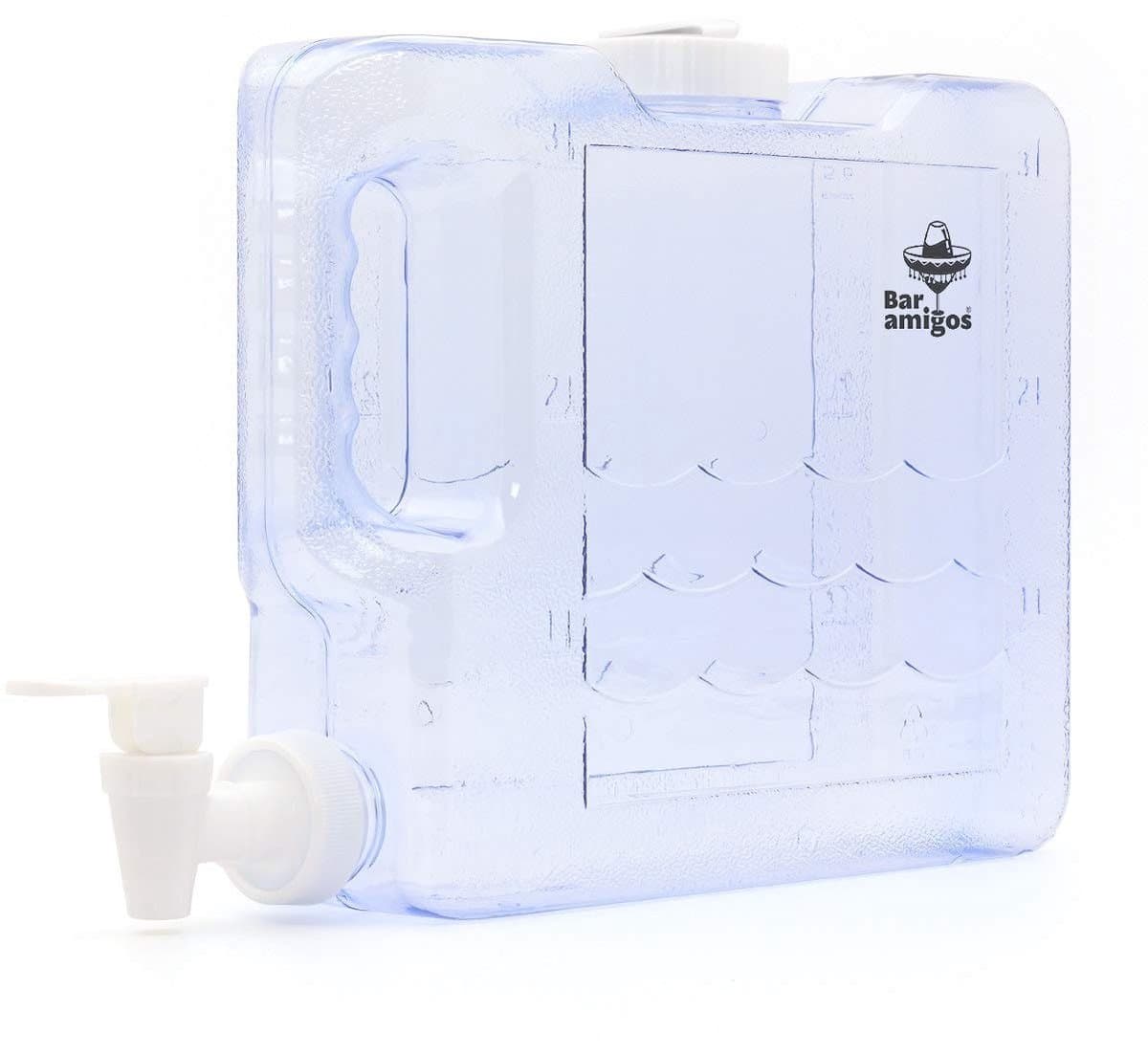Dailygoody - Waterdispenser - 3 Liter - Perfect voor Koelkast - Transparant - Ideaal voor Kantoor en Camping - Inclusief Kraan - Handig in Gebruik