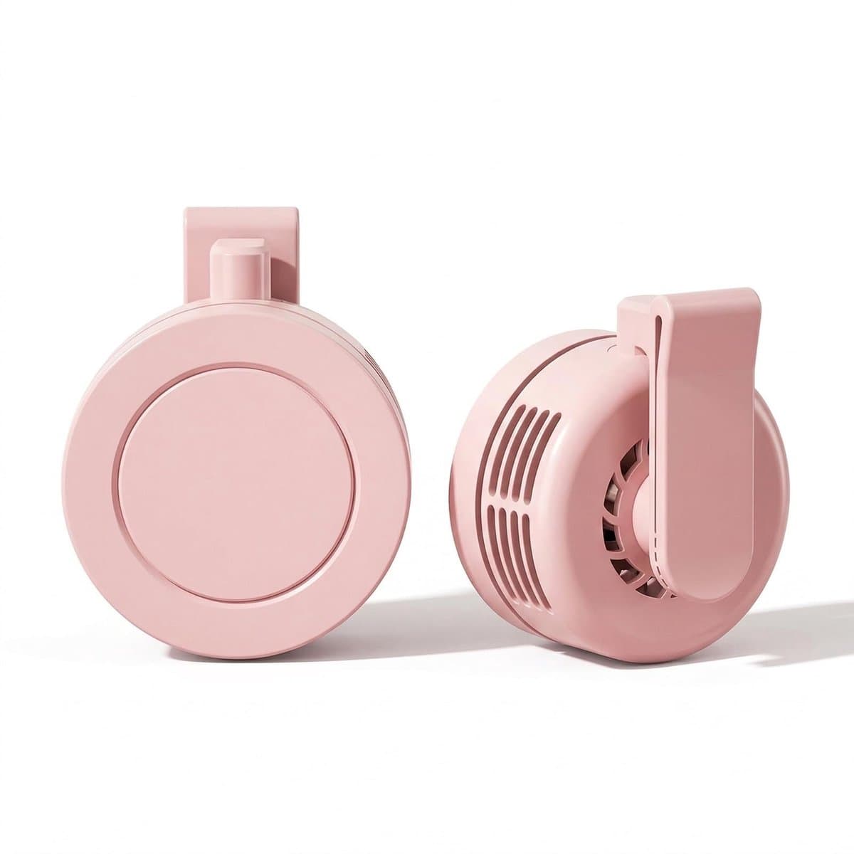 Mini Clipventilator, Draagbaar - Oplaadbare Kleine Persoonlijke Koelventilator met 3 Snelheden, 360° Verstelbare Handventilator met Clip voor Hoed, Shirt, Riem, Tas, Reizen en Buitengebruik (Roze)