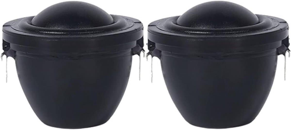 Hifi Tweeter Luidspreker - Dome Speaker - Muziek Luisteren - Zijde Film Dome - 1.5 Inch - Zwart