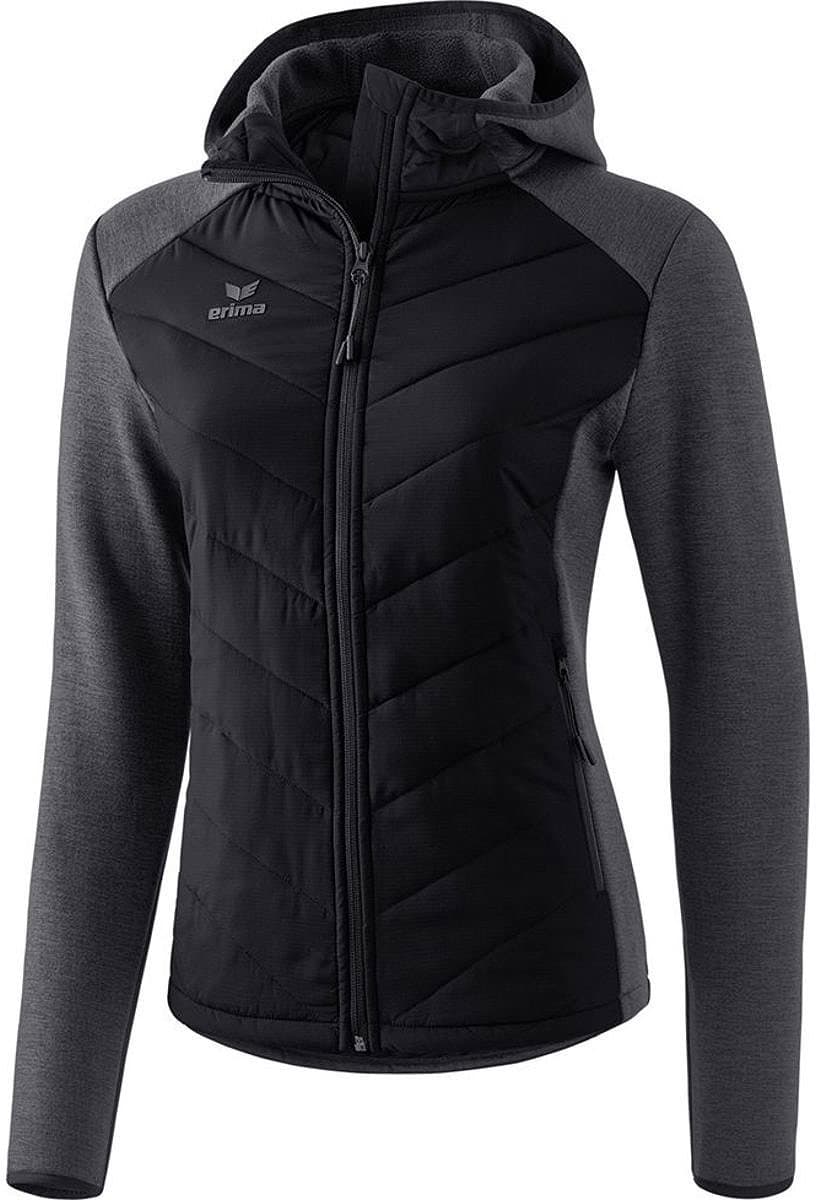 Erima Basic Dames Doorgestikt Jack - Jassen - zwart - 46