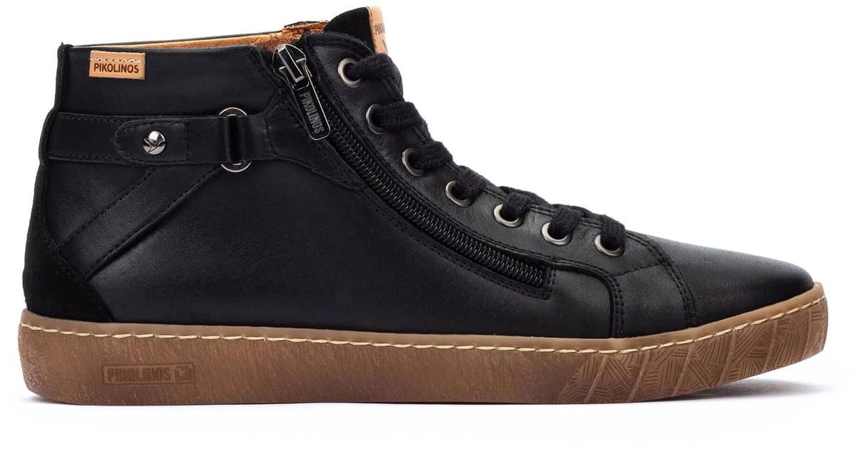Pikolinos Lanzarote - dames sneaker - Zwart - maat 38 (EU) 5 (UK)