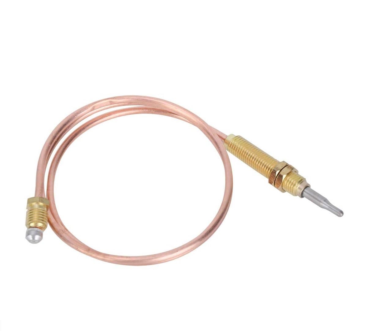 Dailygoods- Thermokoppel Universeel M8 Draad - 600Mm Lengte - Gasbrander Probe - Hoge Gevoeligheid - Geschikt voor Ovens - Stabiele Verbinding - Gasthermokoppel