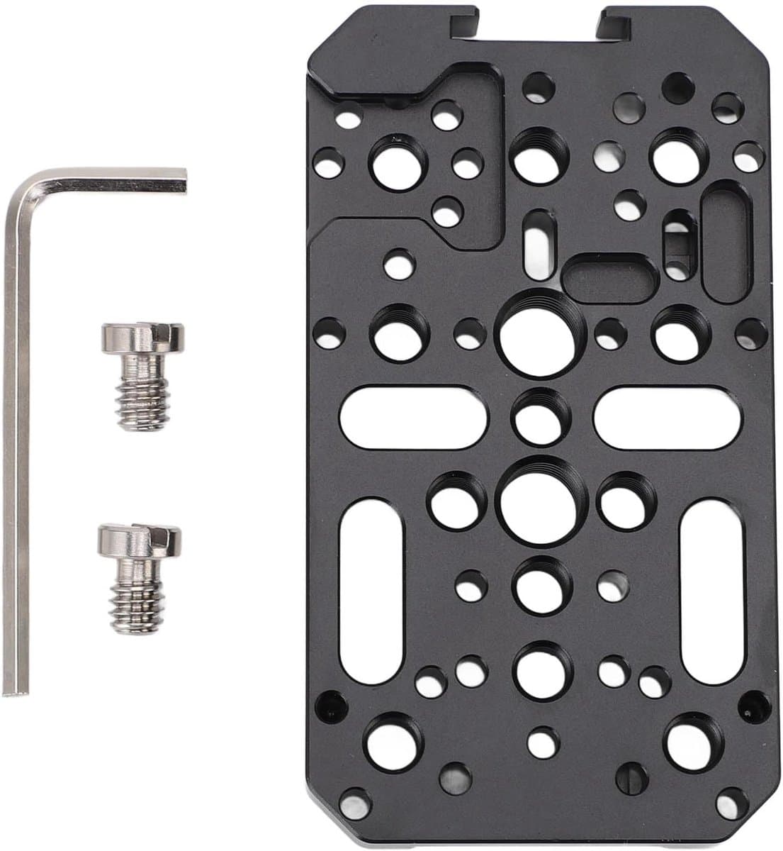Camera Kaasplaat - Montageplaat - Video Opnames - Aluminium Legering - 1/4 3/8 Draad - Zwart