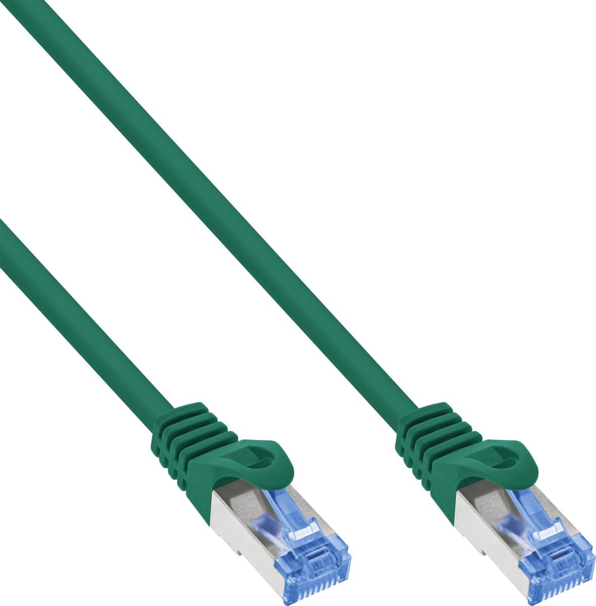 InLine® patchkabel, Cat.6A, S/FTP, TPE (LSZH), CCA, groen, 5m