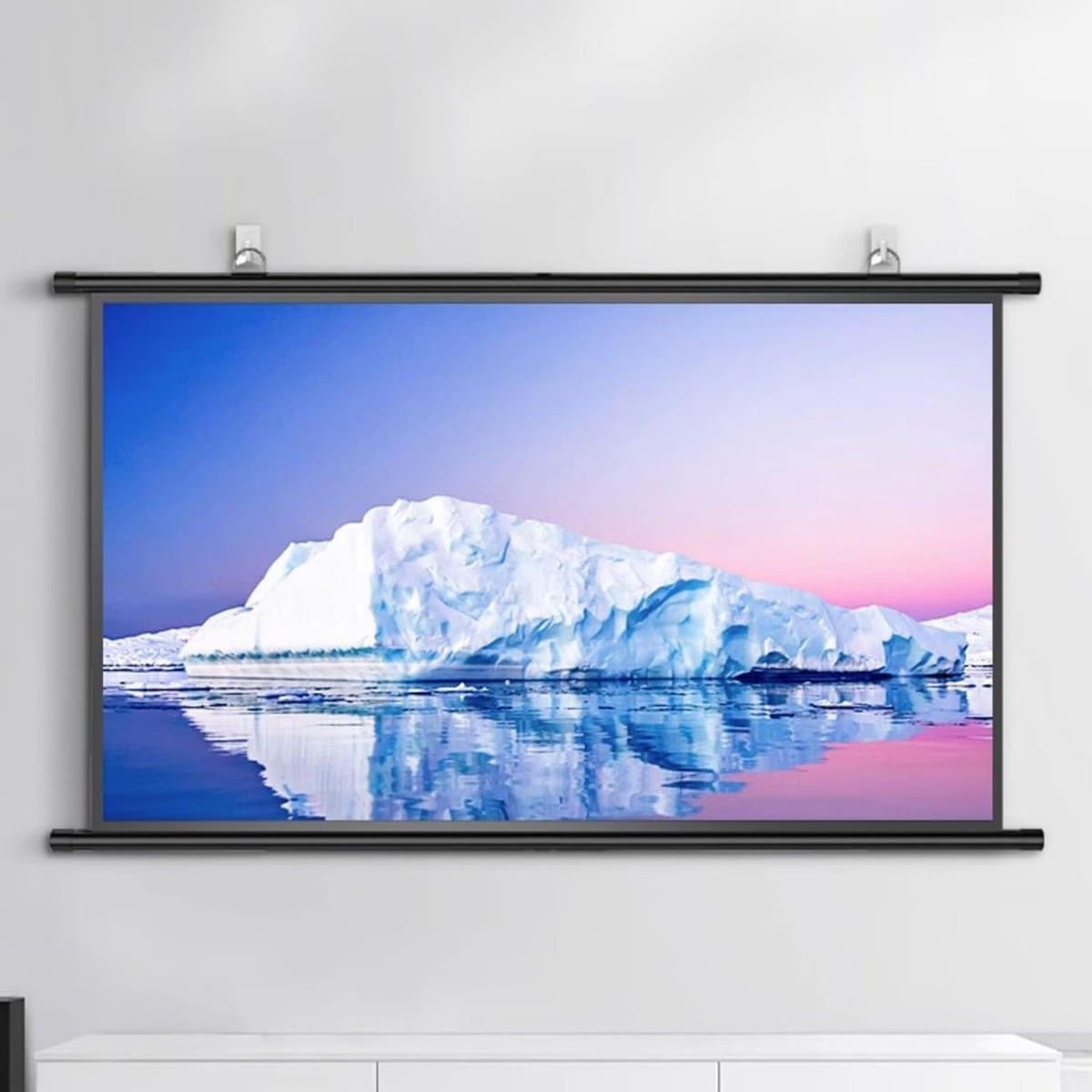 Projectiescherm Uitschuifbaar - Beamer Scherm - Thuisbioscoop Creëren - 178 Graden Kijkhoek - 60 Inch - Zwart