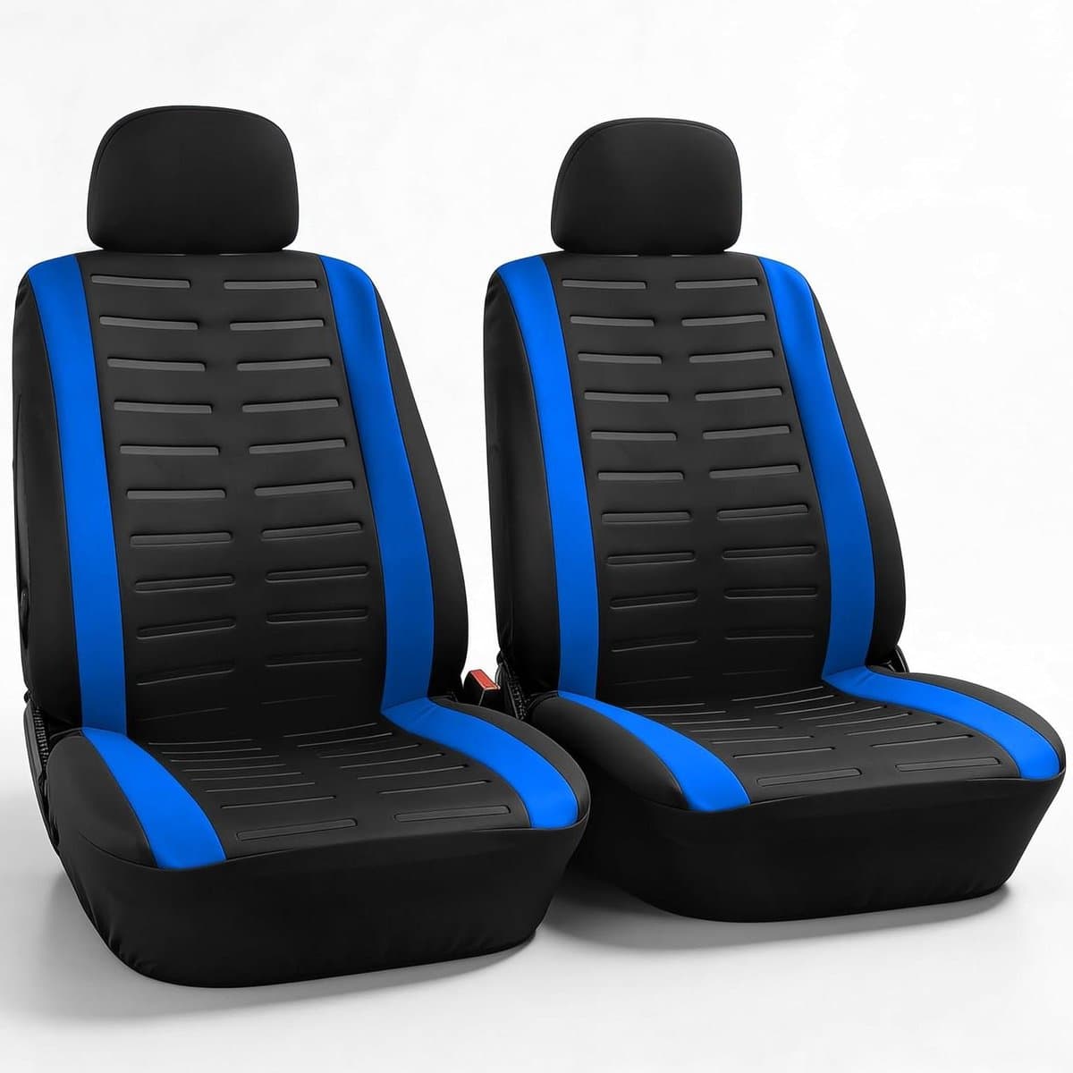 Autostoelhoezen Set - Universele Hoezen - Interieur Beschermen - Extra Schuimvulling - 4 Delige Set - Blauw