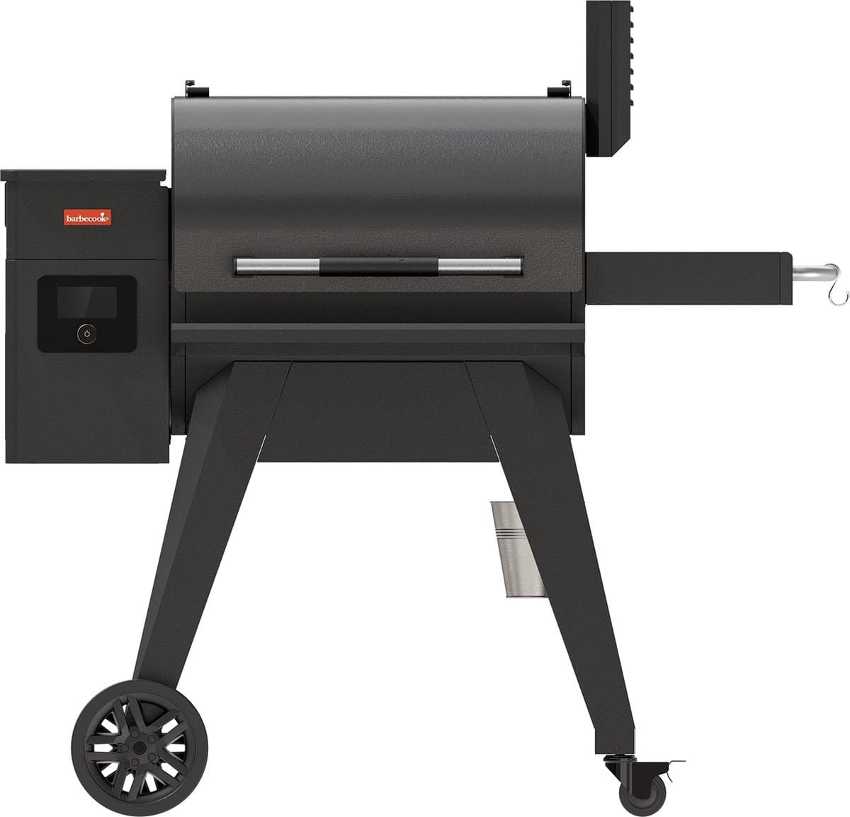 Barbecook Arthur - Pellet Grill - Zwart - 126x72x130 cm