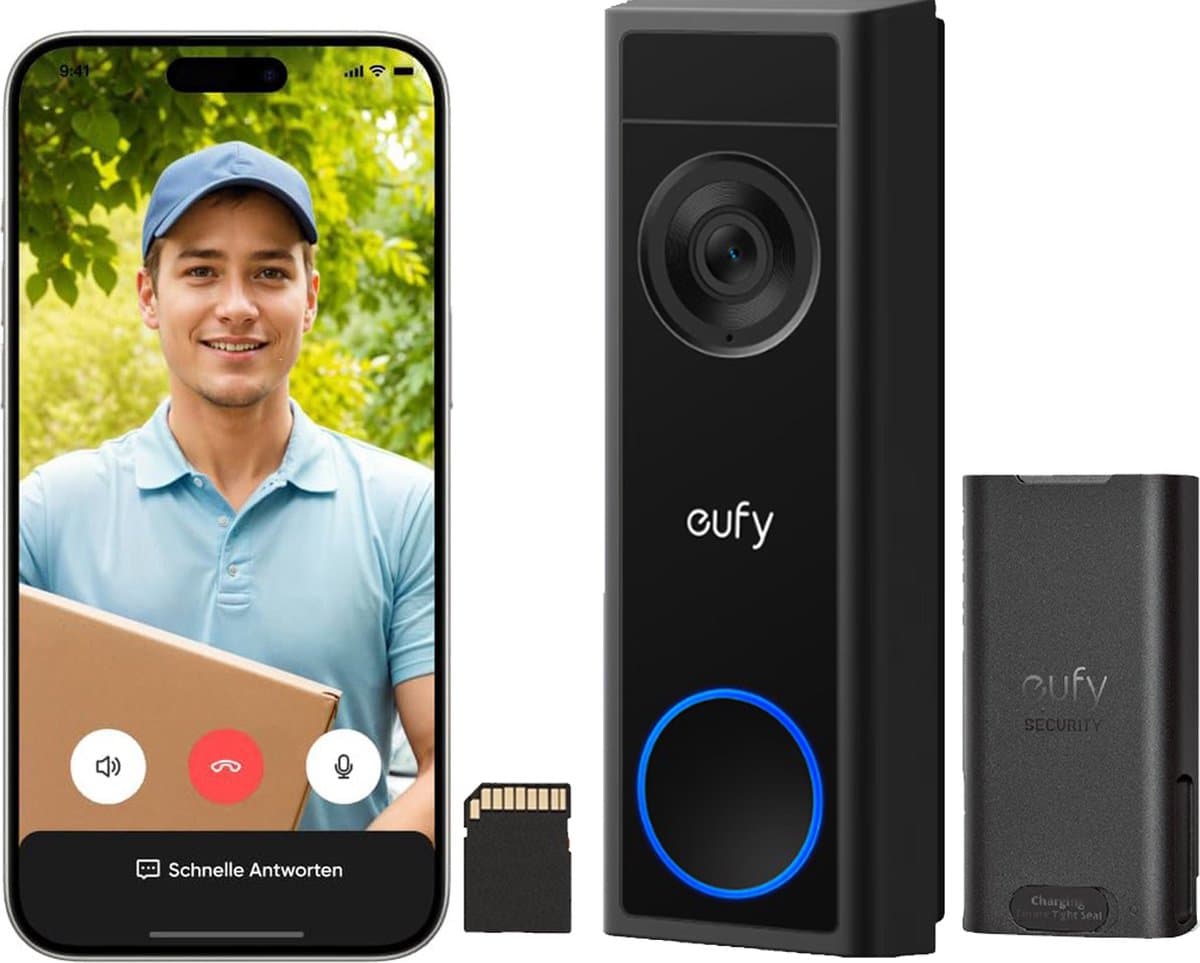 Eufy Video Doorbell C31 + SD kaart