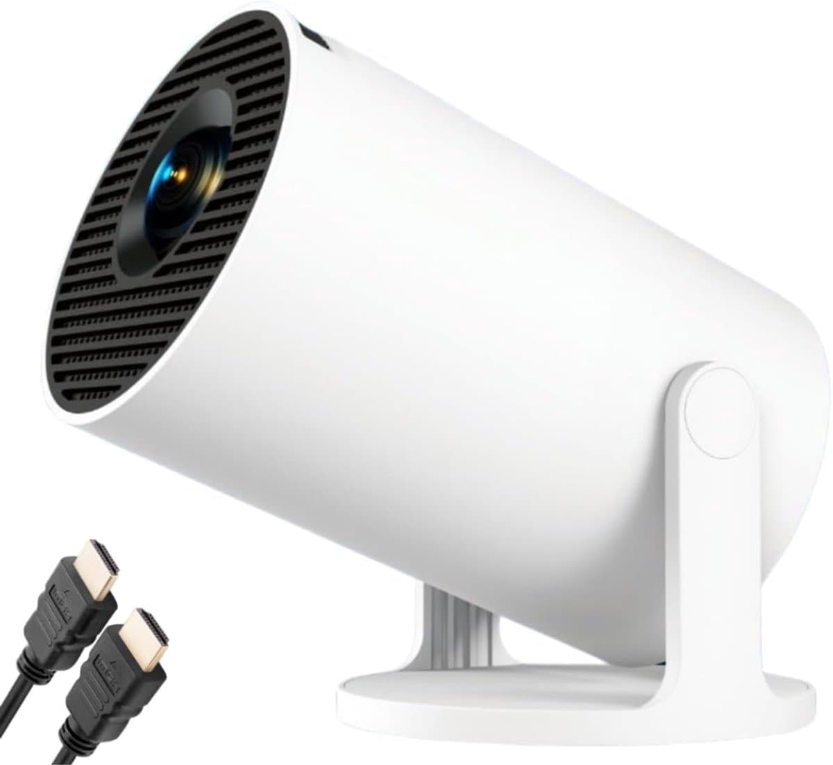 SAVI® Draagbare beamer - Beamer - Projector - Mini Beamer - Wit -10cm x 9cm x 16cm