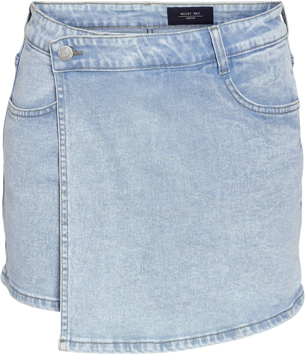 Noisy may Broek Nmnoami Hw Short Denim Skort Az359l 27036714 Light Blue Denim Dames Maat - M