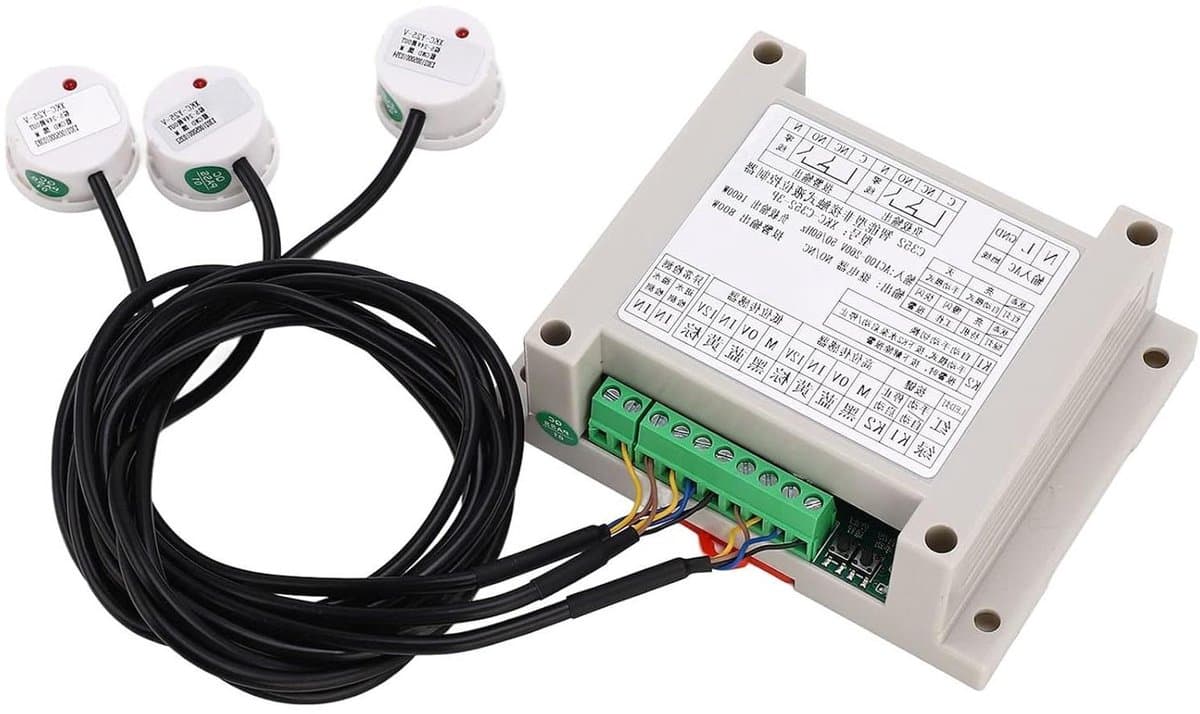 Allecto- Automatische waterniveauregelaar - Intelligente waterpomp - Uitgang - Xkc Ac100 - 3P 260 V - Monitor - Geschikt voor - Automatisch water - Blauw - Model