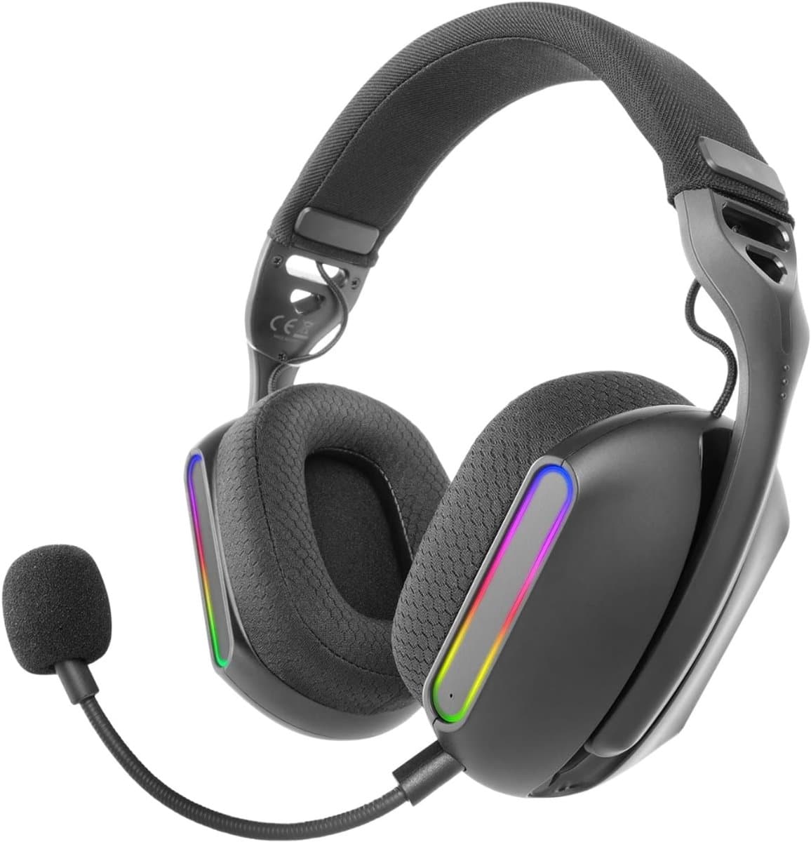 MIRA® Game headset draadloos - Headset - Game headset - Gaming headsets - Zwart - 8cm x 20cm x 19cm