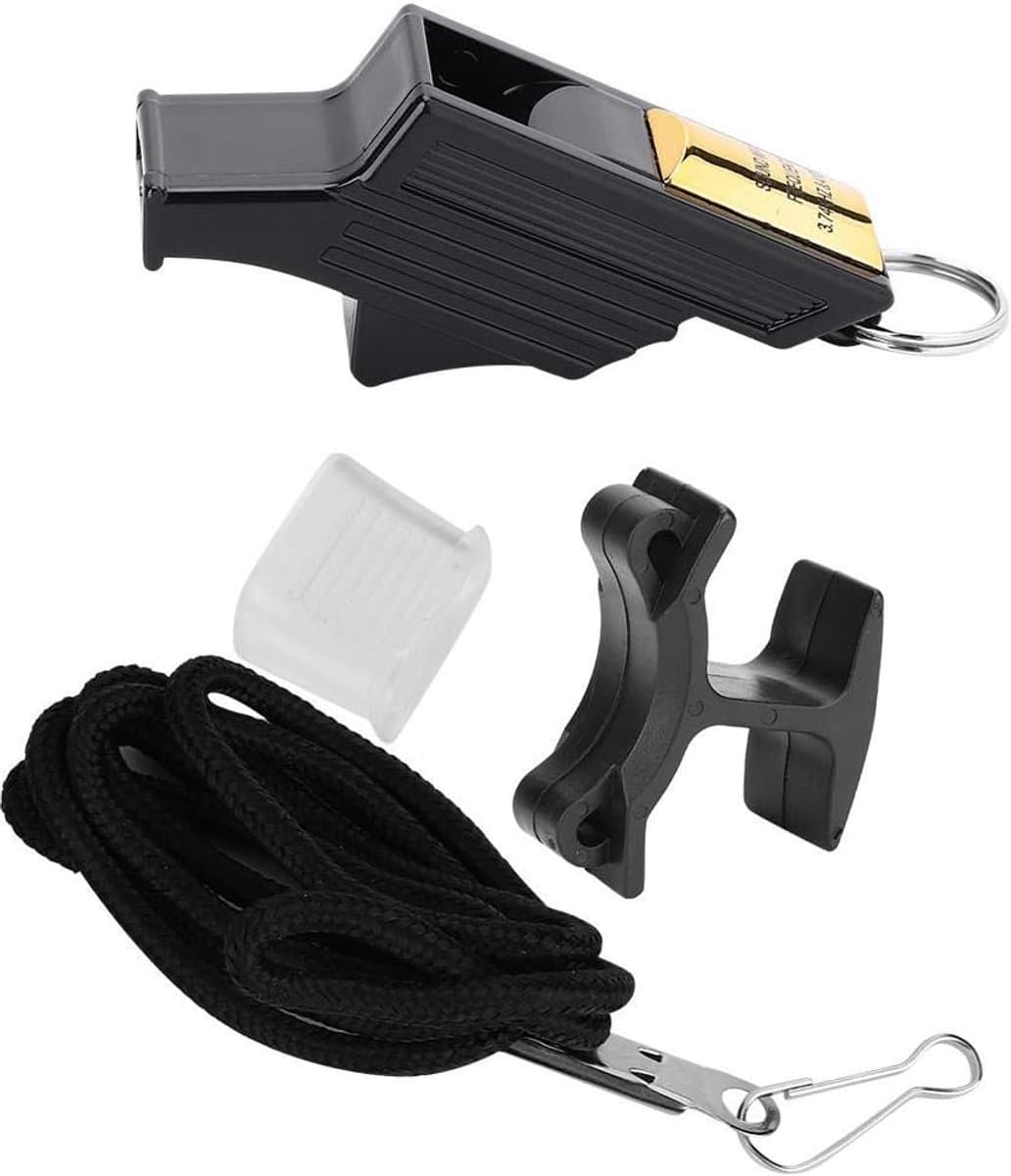 Professioneel Scheidsrechtersfluit - Luide, Scherpe Toon - Inclusief Lanyard & Mondbescherming