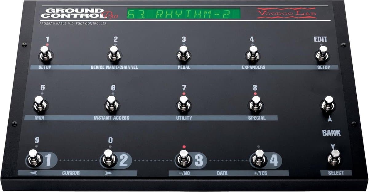 Professionele MIDI Voetcontroller voor Gitaar Rigs en Effectpedalen