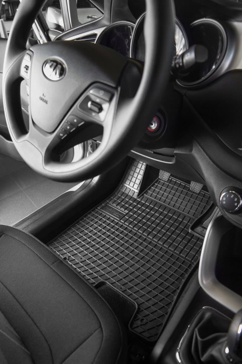 VW Crafter II 2016-2024 – Rubber Matten – Dubbele Cabine 7 Personen