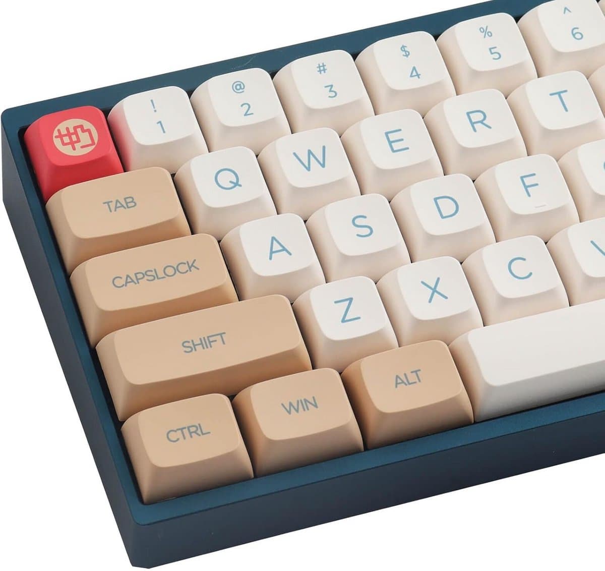 138 Toetsen PBT Keycaps Sojamelk XDA Profiel voor Mechanisch Toetsenbord - Dye-Sublimatie Leuk Ontwerp