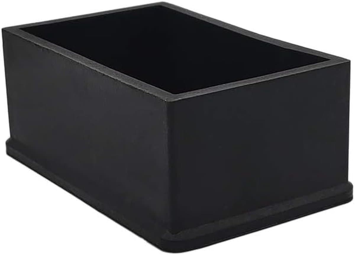 Stoeldoppen - Meubelbeschermers - Vloeren Beschermen - Antislip Rubber - 45 x 75 mm - Zwart