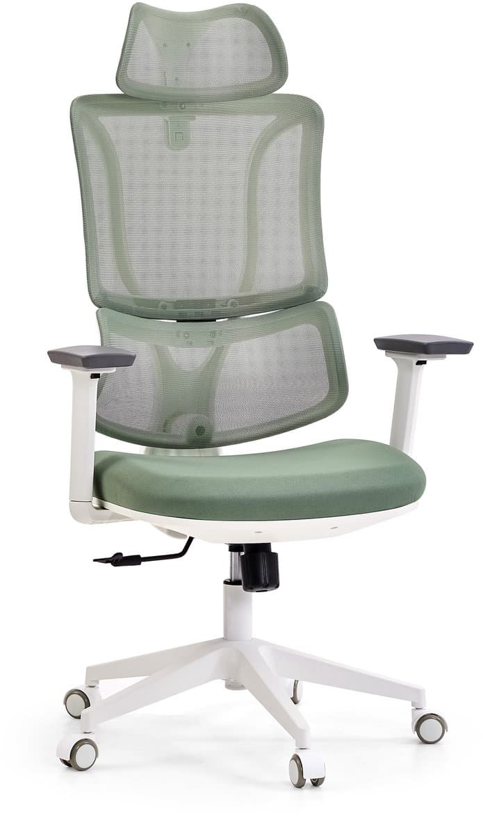 Bureaustoel / draaistoel ERGOMY W Zitting stof / rugleuning netstof groen mybuero