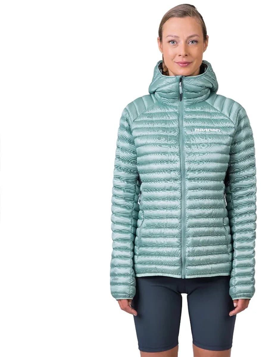 Hannah Mantis Hoody Donzen Jas Groen 38 Vrouw