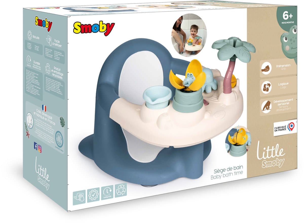 Smoby - badspeelgoed - baby badzitje met leuke accessoires