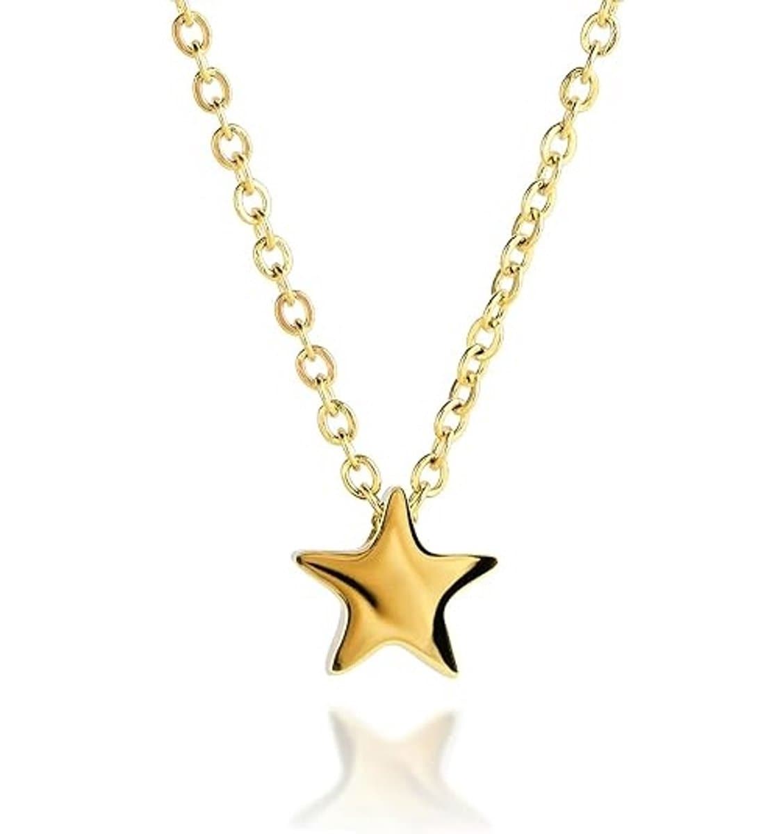 Ketting Dames – Ketting met Hanger – Ster – Verguld