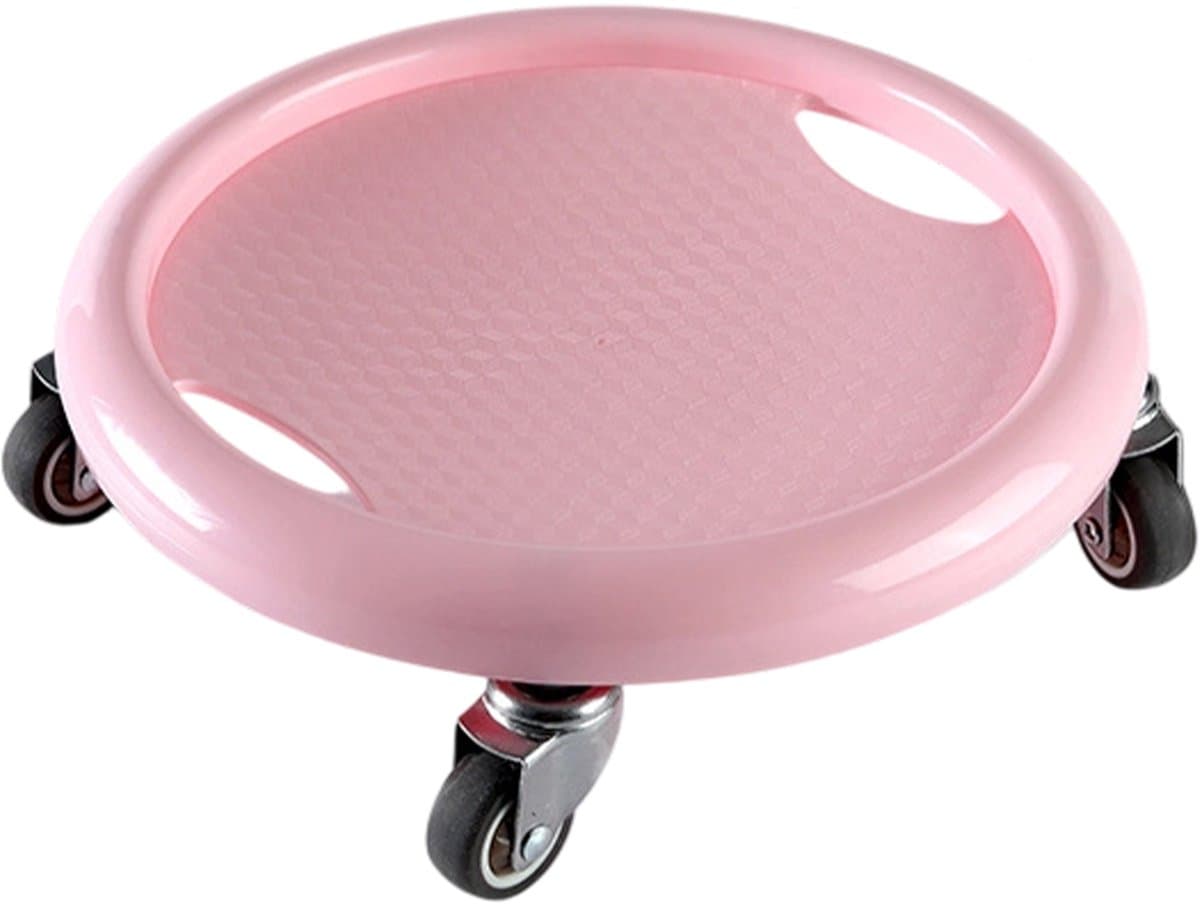 longziming -Ab Roller Board voor Vrouwen – Vierwielig & Stil, Duurzaam Kunststof, Compact en Draagbaar – Core Training, Buikvet Verbranden & Volledige Lichaam Workout