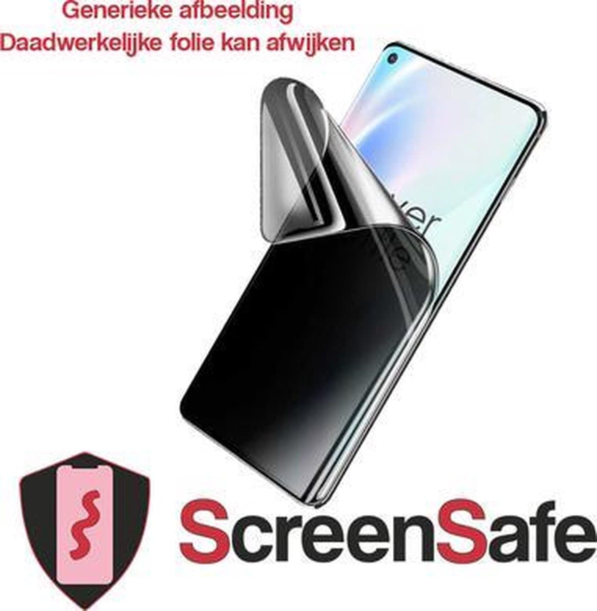 ScreenSafe High Definition Hydrogel screenprotector Honor 8 Pro Slagvast / Privacy (AAA)