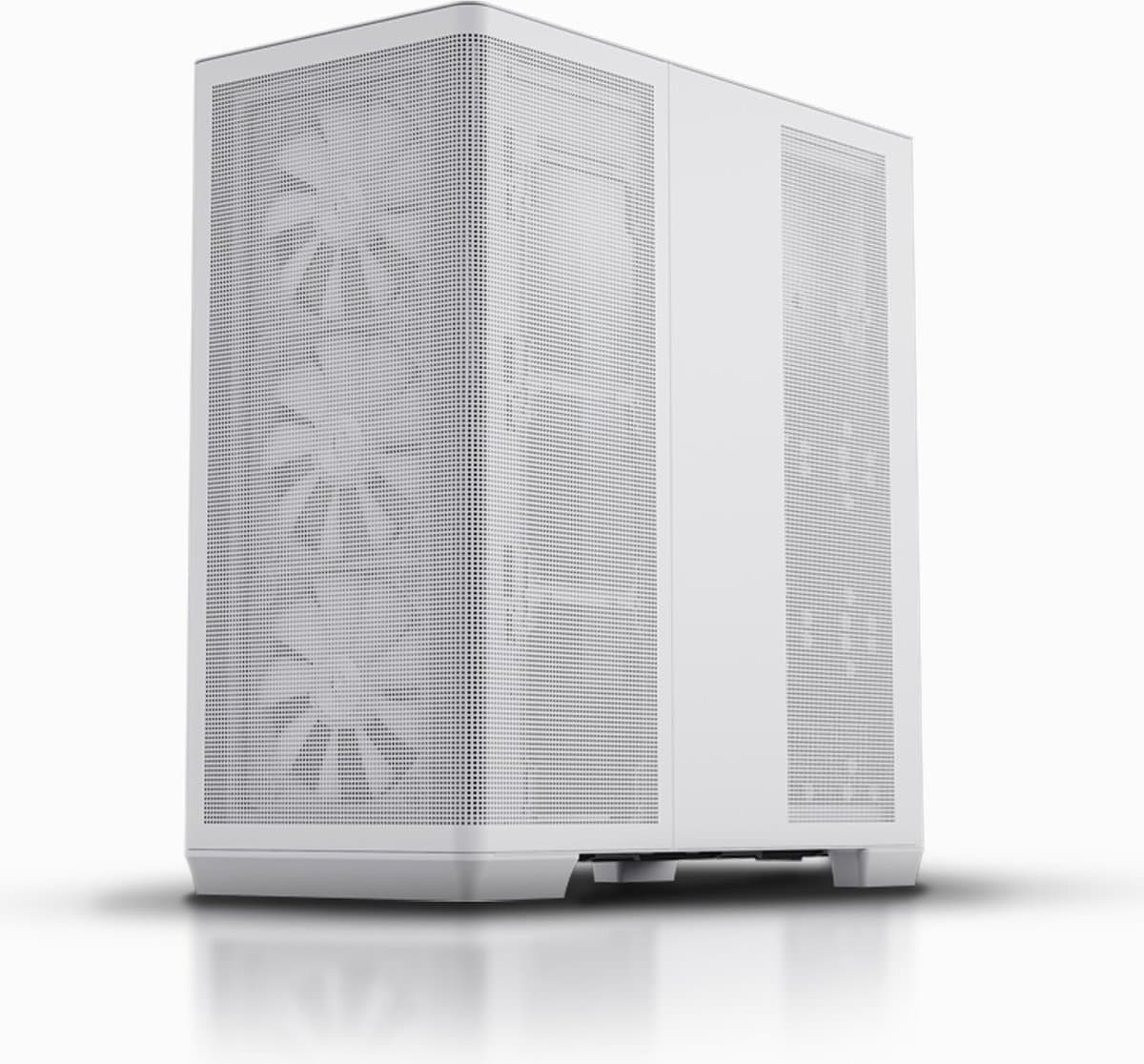 APNX C1 PC Behuizing - Mid-Tower ATX Gaming Case - Tempered Glass Zijpaneel - Wit