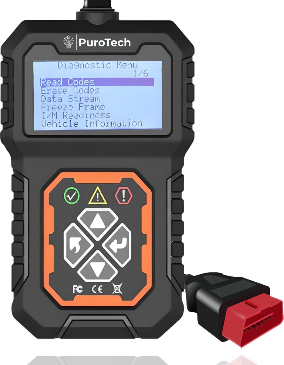 PuroTech OBD2 Scanner - OBD - Diagnosecomputer - Storing Verwijderen - Uitleesapparatuur – Auto Accessoires - Auto Uitlezen - Diagnose apparatuur voor auto's - Motorstoring - Nederlandse Handleiding