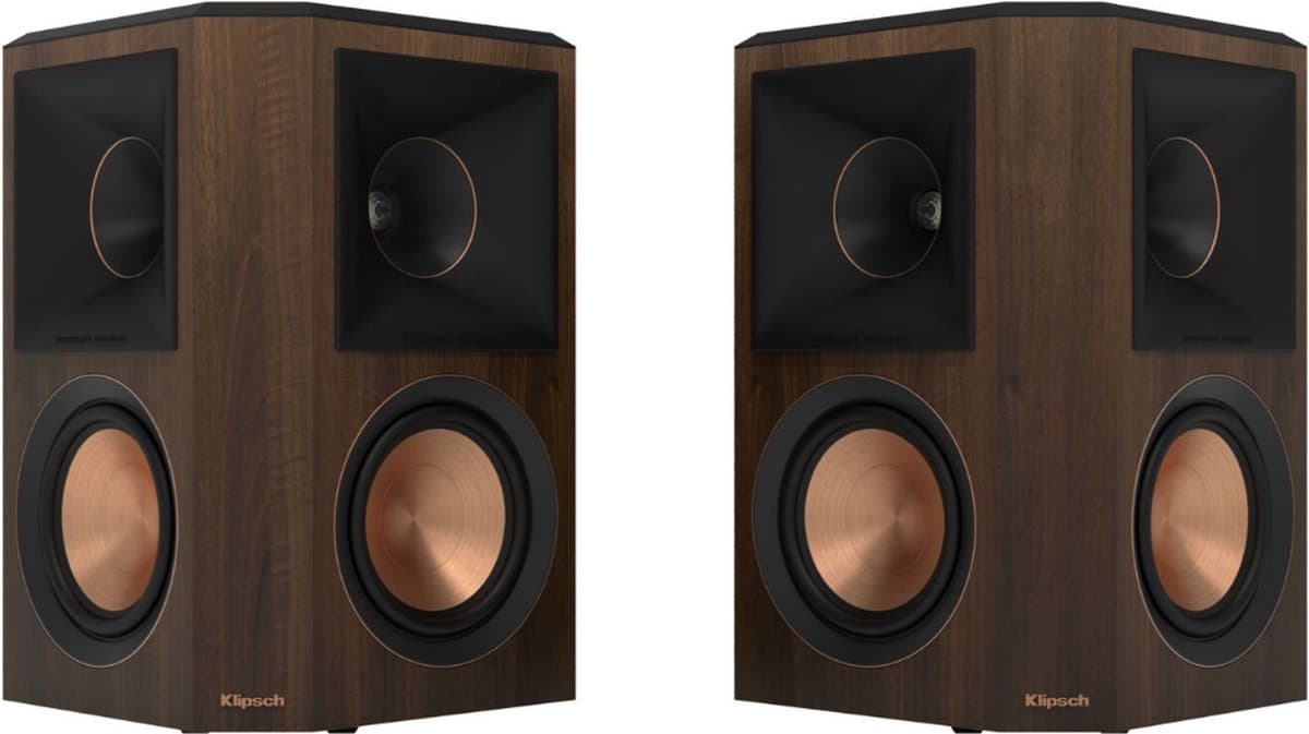 Klipsch: RP-502S II Surround Speakers - 2 stuks - Walnoot