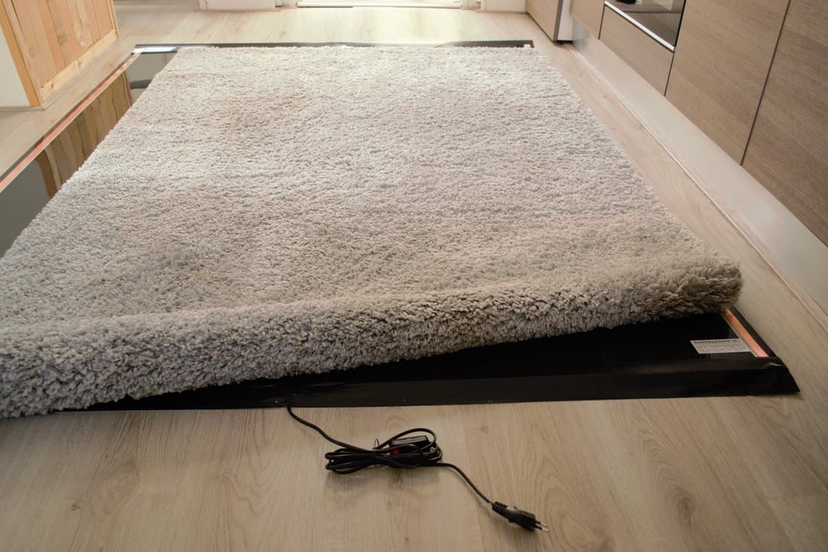 Durensa®karpetverwarming met thermostaat (geen Wifi) 50*180 cm 198 Watt