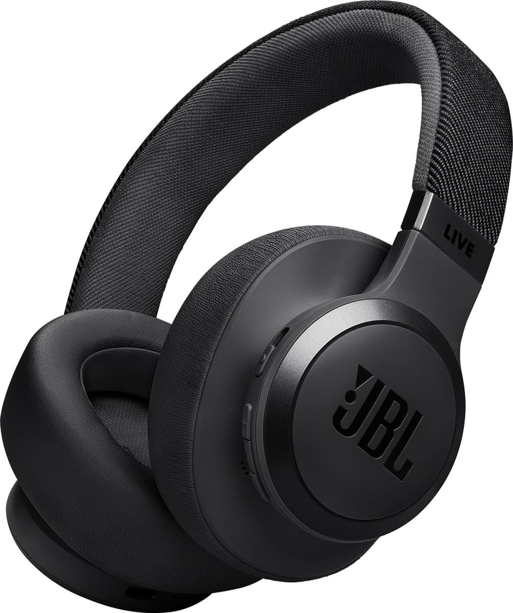 JBL Live 770NC - Draadloze Noise Cancelling Koptelefoon - Bluetooth - Over-ear - 65 uur batterij - Adaptive ANC - Zwart