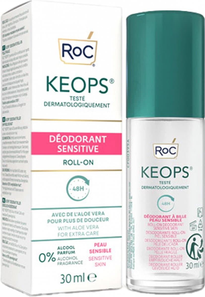 RoC Keops Deodorant Roller Sensitive - 30 ml