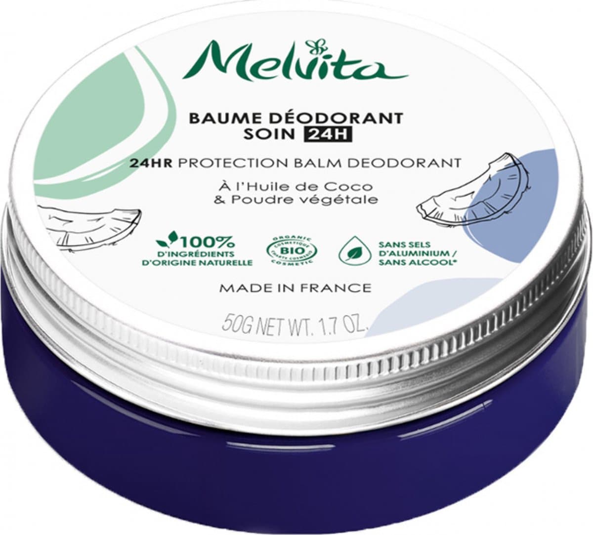 Deodorant Crème Melvita Los Esenciales De Higiene 50 g Balsem