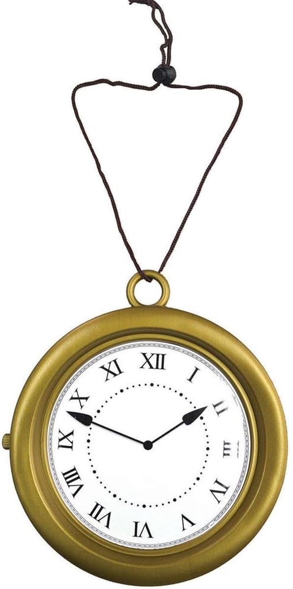 Grote Steampunk klok - Goud