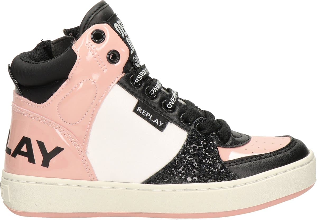 Replay Cobra 1 Hoge sneakers - Meisjes - Roze - Maat 37