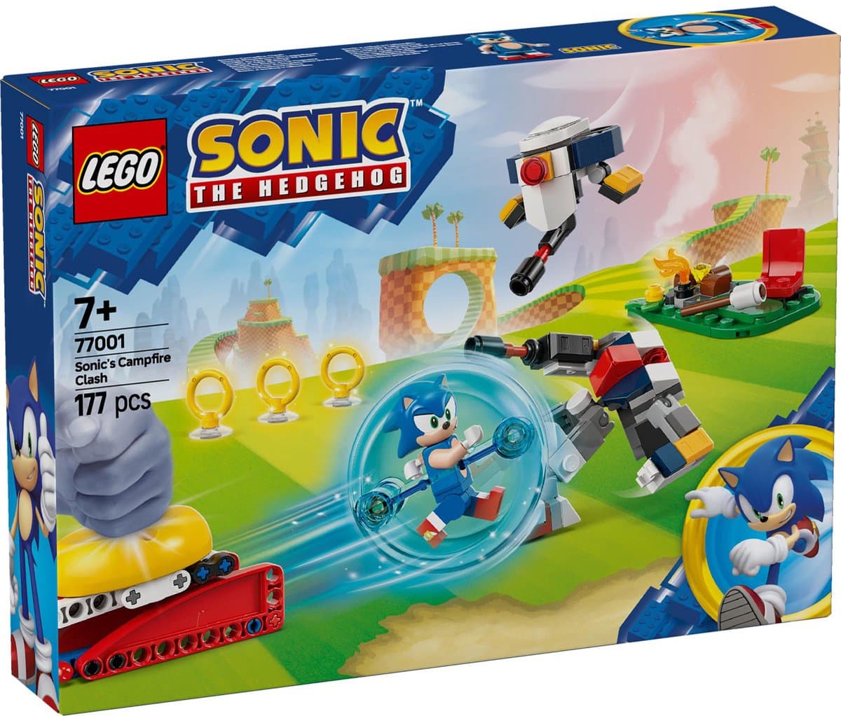 LEGO Sonic 77001 Sonics krachtmeting bij het kampvuur