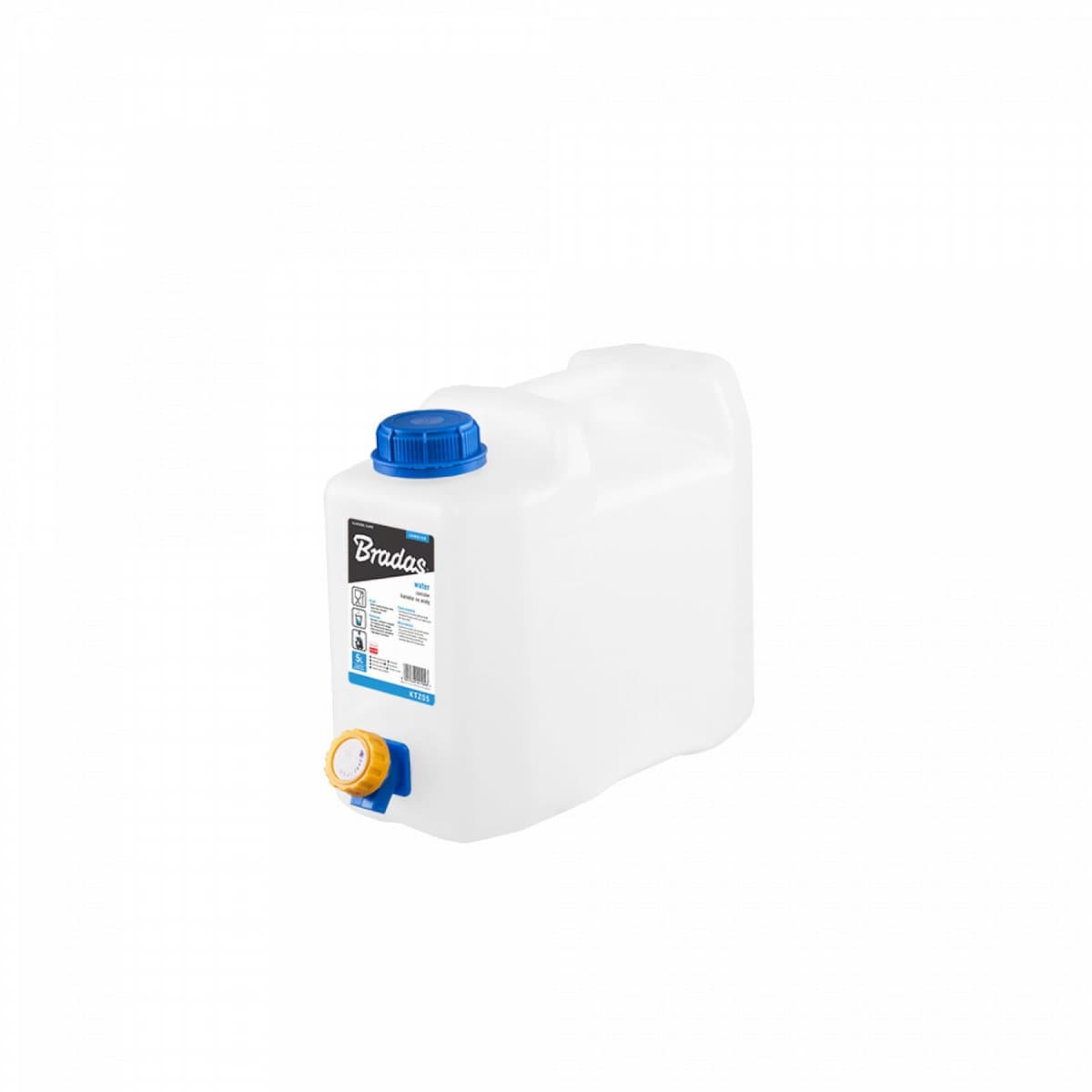 Bradas KTZ05 - Waterkanister met Kraan - 5 Liter - Duurzaam - Geschikt voor Voedselcontact