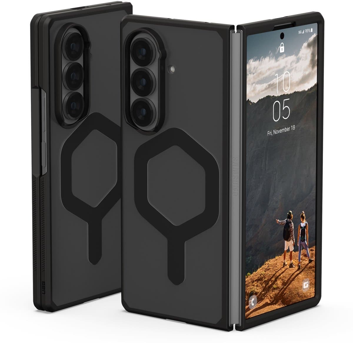 UAG [U] Mouve Backcover geschikt voor MagSafe geschikt voor Samsung Galaxy Z Fold 7 - Ash