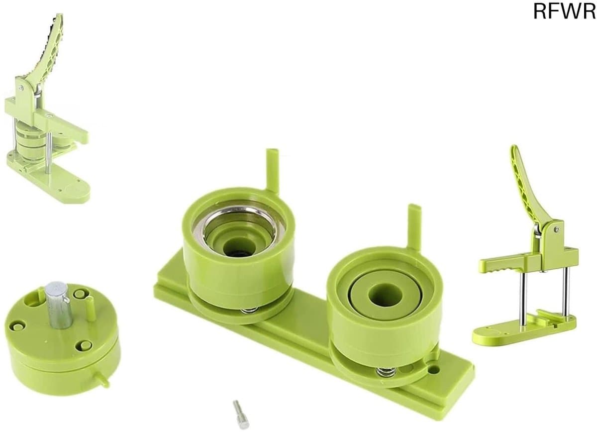 RFWR® Badge Maker voor Pers Knop - 25-58MM Knop Badge Set