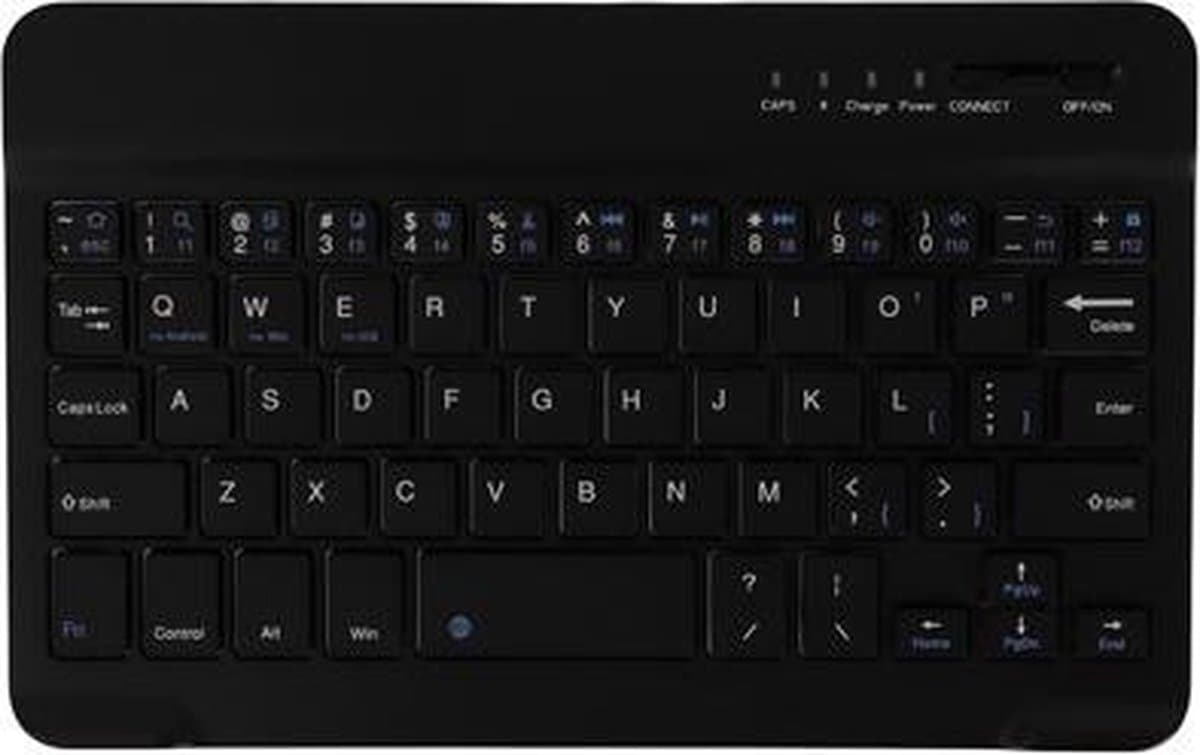 BRAINZ Draadloos Toetsenbord - Bluetooth toetsenbord QWERTY - Zwart