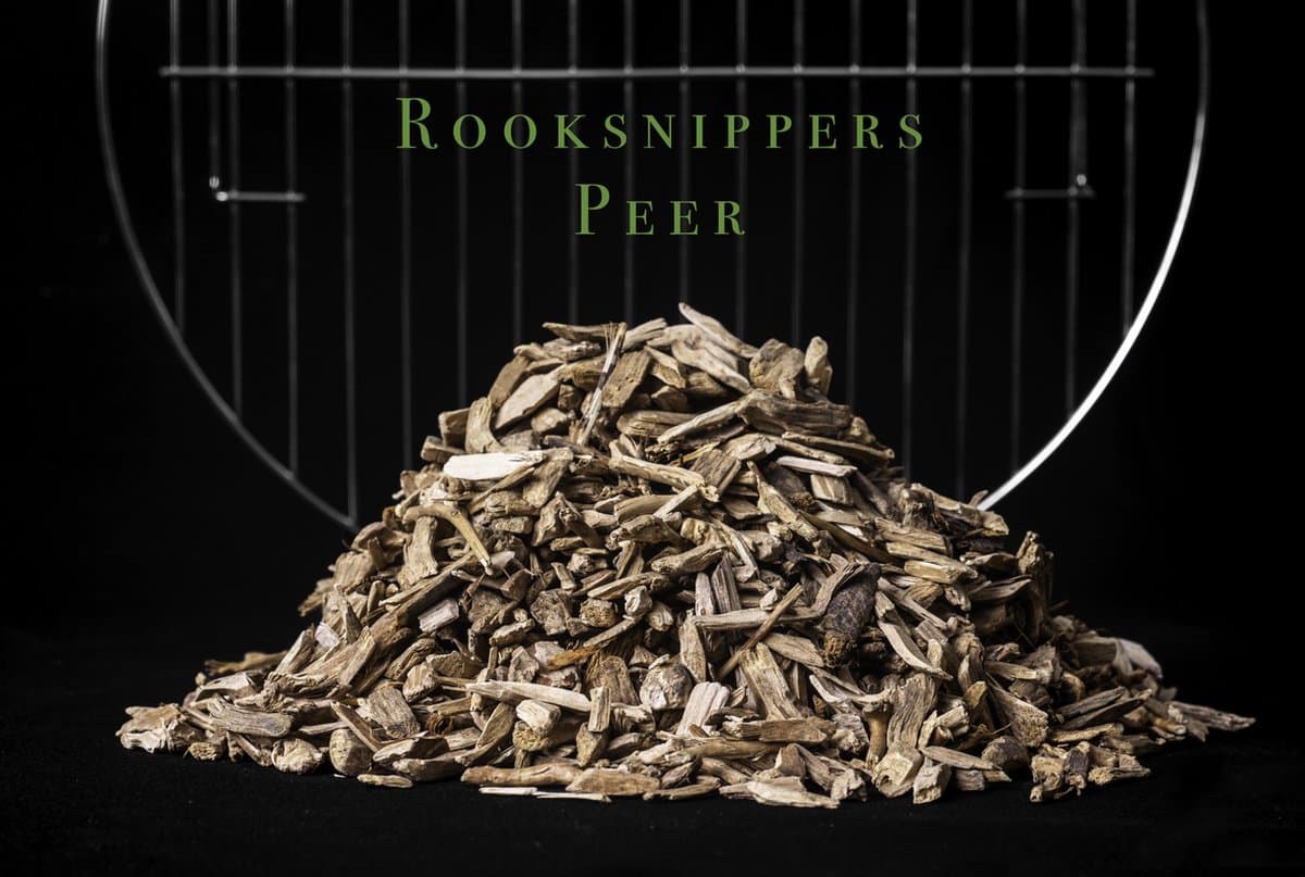 Eigen productie - Rooksnippers 'Peer' 1kg = 4000 ml = 4 Liter ( LEVERING MEESTAL BINNEN DE 2 A 3 WERKDAGEN )