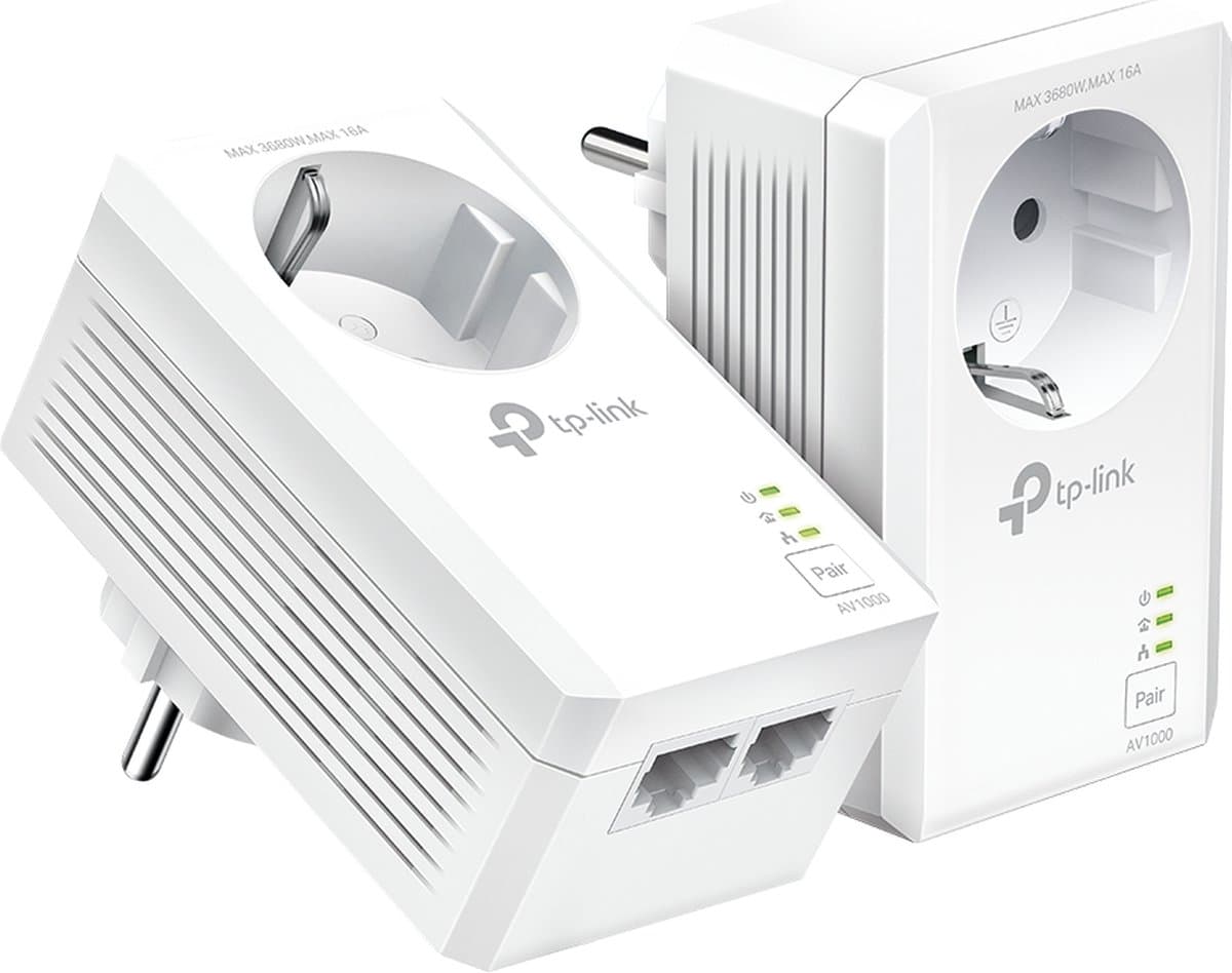 TP-Link TL-PA7027P KIT - Powerline Adapter - Zonder WiFi - Starterskit