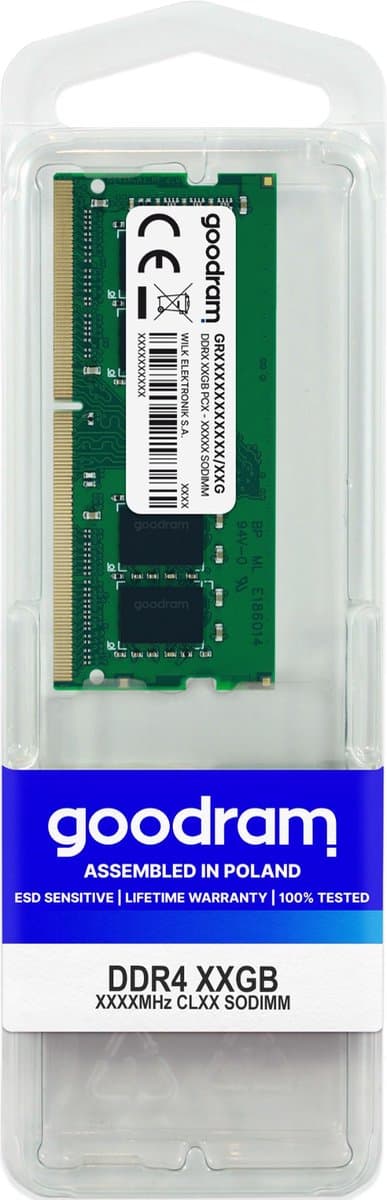 RAM geheugen GoodRam CL22 SODIMM 8 GB DDR4 3200 MHZ DDR4 8 GB
