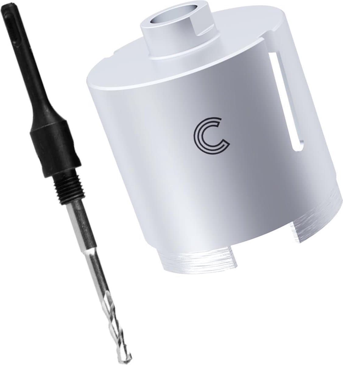 Diamant Dozenboor 82mm droog - inclusief M16 adapter 6-kant - Professioneel