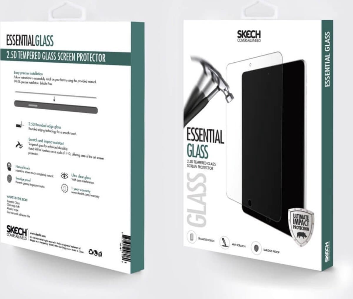 Skech Essential Tempered Glass Screen Protector voor Apple iPad Air 3 (2019) / iPad Pro 10,5"